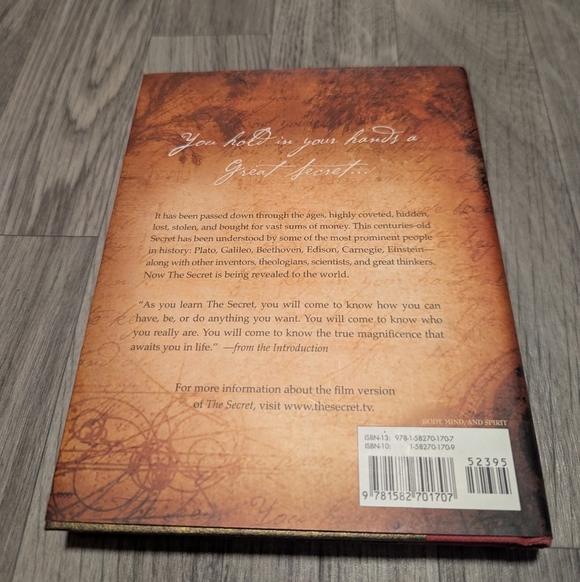 The Secret Hardcover Book Written By Rhonda Byrne - Picture 2 of 2